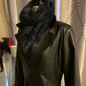 I have a beautiful, long leather coat for sale. It’s been worn once.